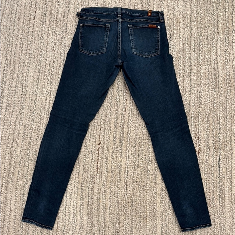 7 for all mankind Women’s Dark Blue Slim Fit Jeans